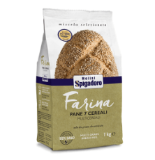 Farina Spigadoro Pane 7 Cereali Grano Decorticato Kg.1