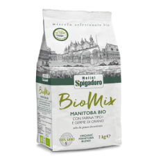 Farina Spigadoro Manitoba Bio Grano Decorticato Kg.1