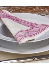 Tovagliolo Airlaid   Riccio Bordeaux  Cm 40x40 