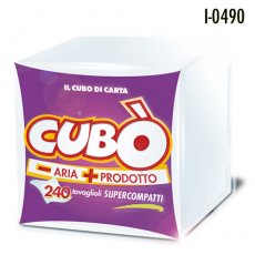 Tovaglioli Bianchi 1velo Cubo' 33x33 Pz.240